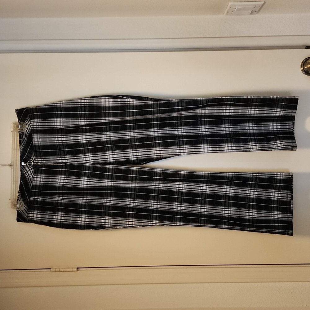 L.A. Hearts Pants Black Plaid Size Large